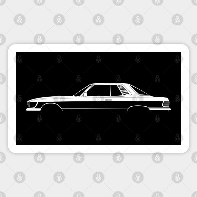 Mercedes-Benz 350 SLC (C107) Silhouette Sticker by Car-Silhouettes